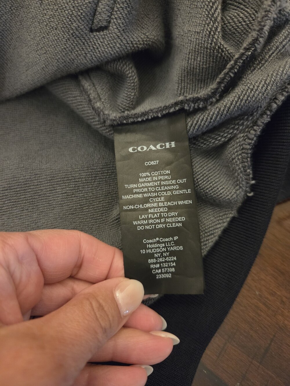 Coach Black Monogram Zip Hoodie - Men's - Picture 11 of 16